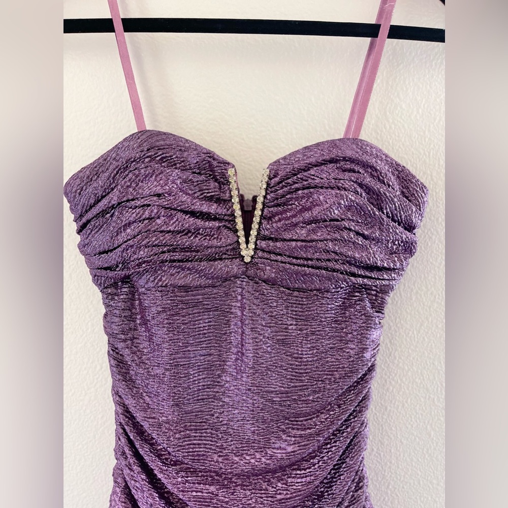 ARDEN B dress size XS shiny purple